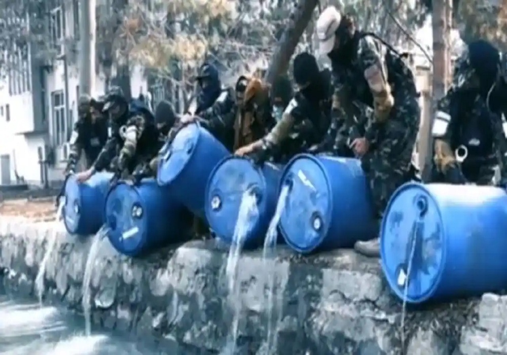taliban intelligence agents poured around 3000 litres of liquor into a  canal in kabul