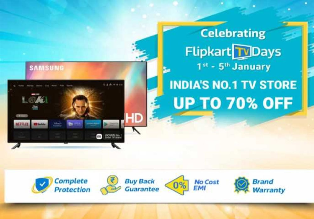રૂ.1000માં ખરીદો 32 ઇંચનું સ્માર્ટ ટીવી, આજે છેલ્લો દિવસ..